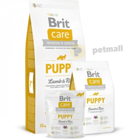 Супер премиум, хипоалергенна храна за кучета Brit Care Dog Mono Prtotein Hypoallergenic  Puppy, монопротеинна, с агнешко месо и бял трън